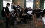 The Canandaigua Academy Jazz Ensemble performed at the Steamboat Landing Restaurant. Its director Tom Davis rehearsed the ensemble, but during the performance he played along with the students. Yes, the students were that good that they could stay synchronized without a conductor in front of them.